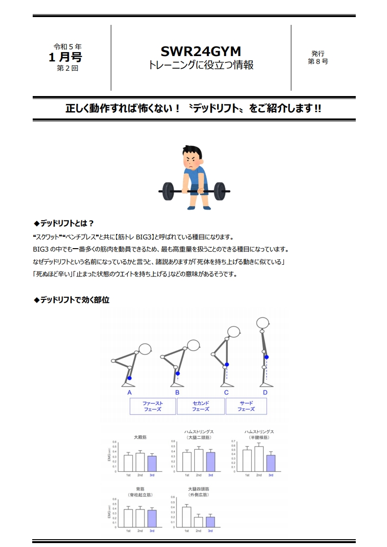 デットリフトについて１